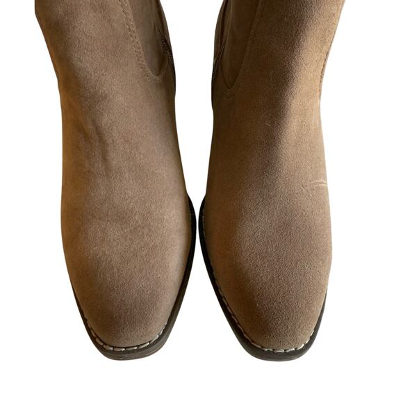 Universal Thread Womens 8 Neutral Faux Leather Solita Western Ankle Boot Classic - Picture 2 of 9